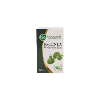 Центелла Азиатская экстракт (Готу Кола) Khaolaor Centella Asiatica Extract K-Cenla, 60 таблеток/ Khaolaor K Cenla Centella asiatica Extract 60 Tablets