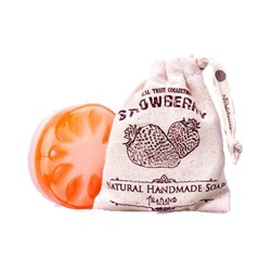 Клубничное мыло ручной работы от Phutawan 90 гр/ Phutawan strawberry soap 90 гр