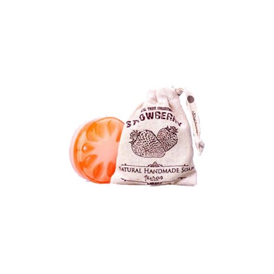 Клубничное мыло ручной работы от Phutawan 90 гр/ Phutawan strawberry soap 90 гр