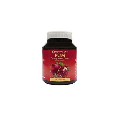 Пищевая добавка экстракт граната POM Herbal One 60 капсул / POM pomegranate extract Herbal One 60 caps