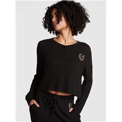 PINK COZY LONG-SLEEVE SLEEP SHIRT