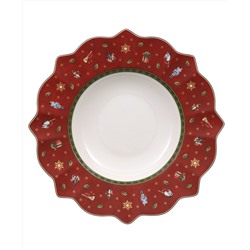 Villeroy & Boch Toy's Delight Red Rim Soup Bowl