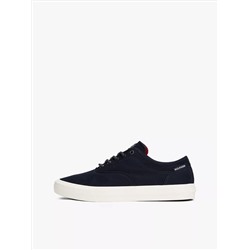 Embossed Logo Canvas Sneaker