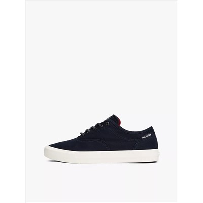 Embossed Logo Canvas Sneaker