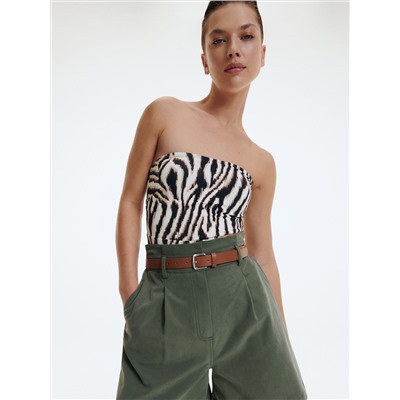 Shorts mit Gürtel