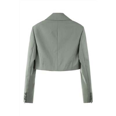 Chaqueta de lana Caqui