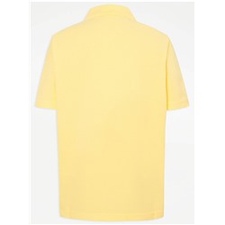 Yellow School Polo Shirt 5 Pack