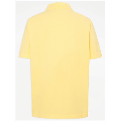 Yellow School Polo Shirt 5 Pack