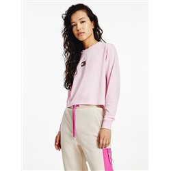 TOMMY JEANS RECYCLED TOMMY BADGE LONG-SLEEVE T-SHIRT