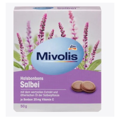 Halsbonbons Salbei, 50 g