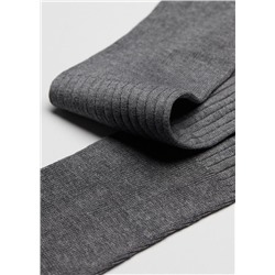 Lange gerippte Herrensocken mit Fil d‘Ecosse