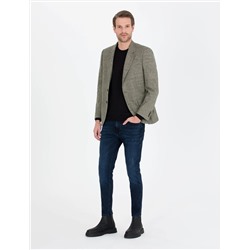 Haki Slim Fit Ceket