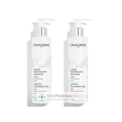 Onagrine Gelée Nettoyante Douceur 2x200ml 2ème à -50%Lot  × 2