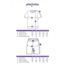 Комплект (Футболка+Шорты) PLAYTODAY, 1074829