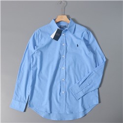 Женская льняная рубашка с длинными рукавами RALPH LAURE*N ОРИГИНАЛ!