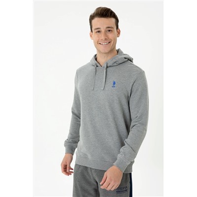 Erkek Gri Melanj Sweatshirt