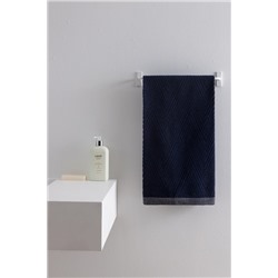 Bonte %100 Pamuk Yüz Havlusu - Lacivert - 50x70 cm