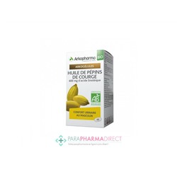 ArkoPharma ArkoGélules - Huile de Pépins de Courge - Confort Urinaire Masculin - BIO 60 capsules