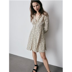 EcoVero™ Gemusterte Bluse