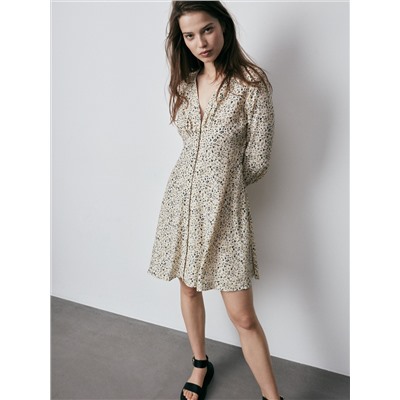 EcoVero™ Gemusterte Bluse