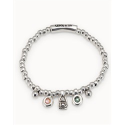 Pulsera bañada en plata de ley