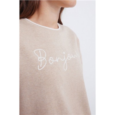 Jersey "Bonjour" combinado