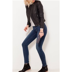 Chaqueta biker Negro