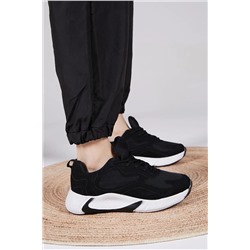 Tonny Black Unisex Siyah Beyaz Spor Ayakkabı V2901 V2901-0