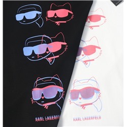 Повседневная хлопковая футболка KARL LAGERFEL*D ОРИГИНАЛ!