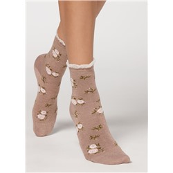 Kurze Socken mit Cashmere