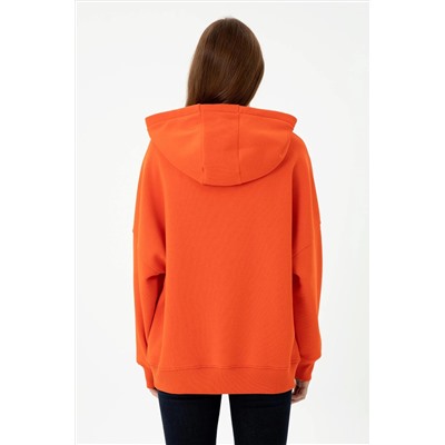 Kadın Turuncu Sweatshirt