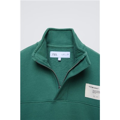 LABEL SWEATSHIRT AND TROUSERS SET