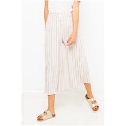 Pantalón amplio Blanco y azul