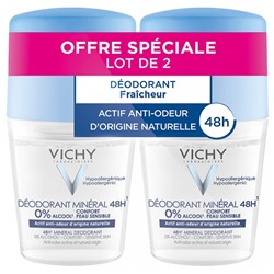 Vichy 24 H Deodorant Roll-On 2 x 50 ml