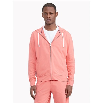 TOMMY HILFIGER ESSENTIAL STRETCH PIQUE COTTON HOODIE