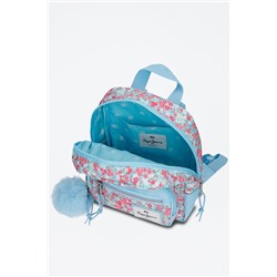 Mochila Aide Celeste y rosa