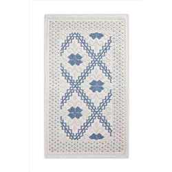 Bluenity Lilyum Doğal Pamuklu Banyo Kilimi 40x60 Cm - Açık Mavi 101.201.01.006.02.58
