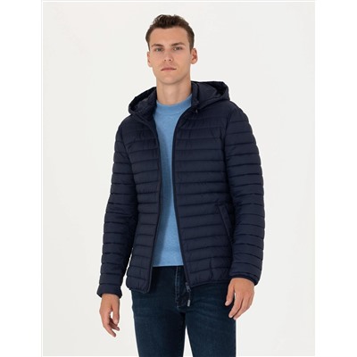 Lacivert Slim Fit Mont