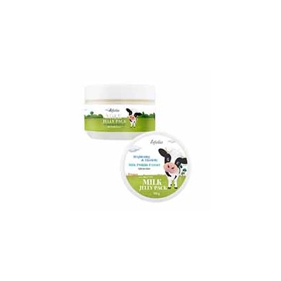 Ночная несмываемая маска с молоком Milk Jelly Pack от Esfolio 100 гр  / Esfolio Milk Jelly Pack 100 g