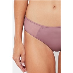 3 bragas brasileñas - Rosa viejo, verde y antracita