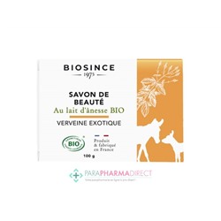 BioSince 1975 Savon de Beauté au Lait d'Anesse BIO Verveine Exotique 100g