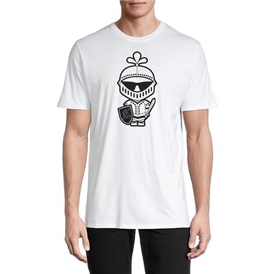 KARL LAGERFELD PARIS Graphic Cotton-Blend T-Shirt