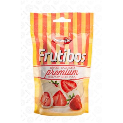 ЛШ Pasaoglu Frutibos 100 гр ПРЕМИУМ Клубника в белом шоколаде 1/55, шт