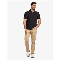 SLIM FIT STRETCH SOLID PIQUE POLO SHIRT