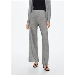 Pantalón palazzo canalé -  Mujer | MANGO OUTLET Melilla