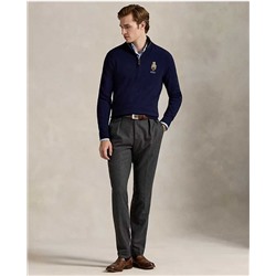 Вязаный мужской джемпер с вышивкой RALPH LAURE*N ОРИГИНАЛ!