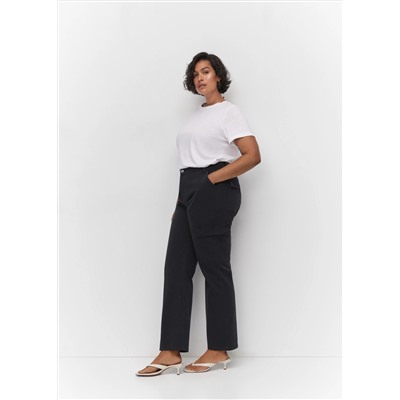 Jeans cargo bolsillos