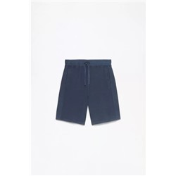 Textured Bermuda joggers