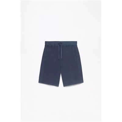 Textured Bermuda joggers