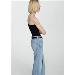 Jeans rectos tiro medio